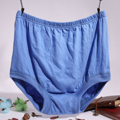Mid Rise Briefs Mens Cotton Boxer Shorts Underwear Ultra Soft Loose Cotton Elderly