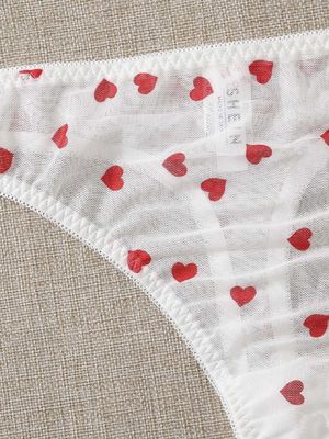Cute Lingerie Cosplay Underwear Motorcycle Costume Heart Printed Sexy Bra And Thong Bike Set