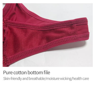 Sexy Low Rise Lace Panties Ultra Thin T Back Underwear Floral Lace Mesh Thong See Through Panties
